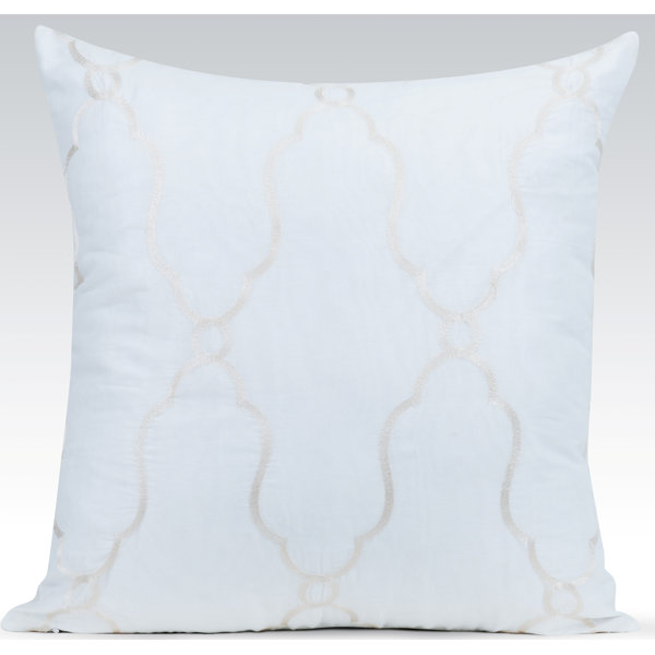 Gracious Living Viola Embroidered Throw Pillow Wayfair